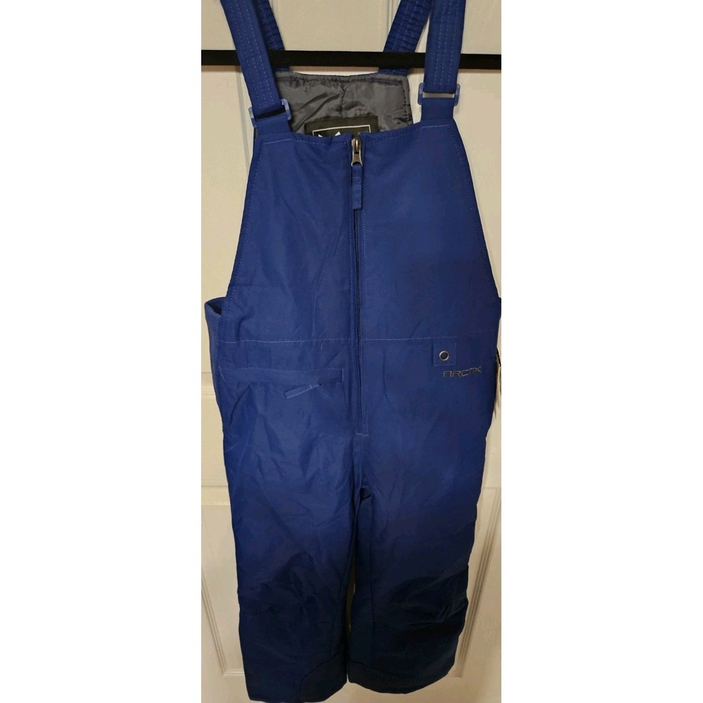 ARCTIX Insulated Snow Bib Pants Royal Blue M (10/12) Zip Pockets Ski 1550-83-M